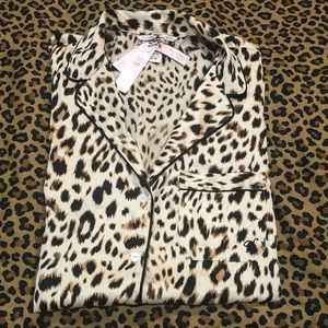 Victoria’s Secret Cheetah Print Sleepwear Top Size *XS*
